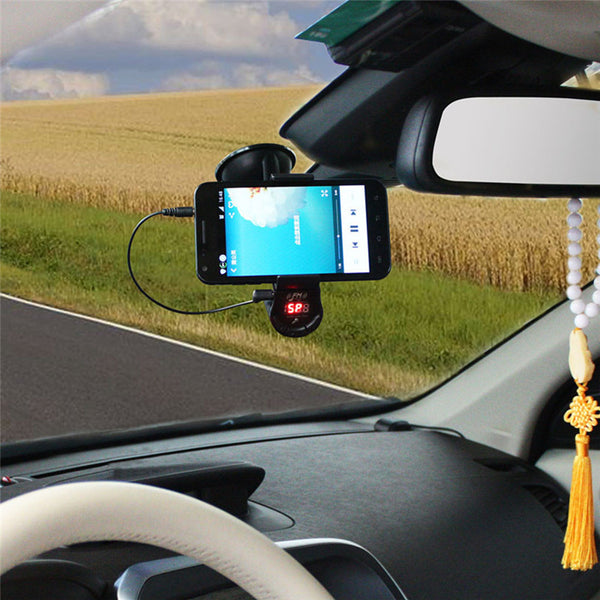 Hands Free Speaker GPS Phone Mount Holder