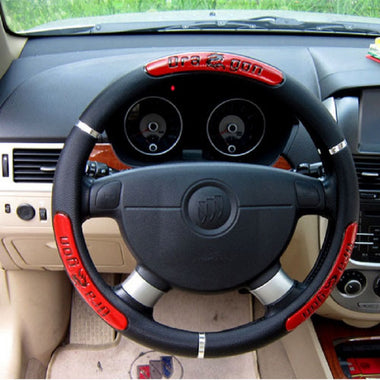 Car Steering Wheel Leather Cover