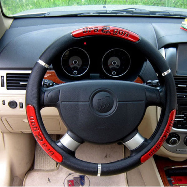 Car Steering Wheel Leather Cover