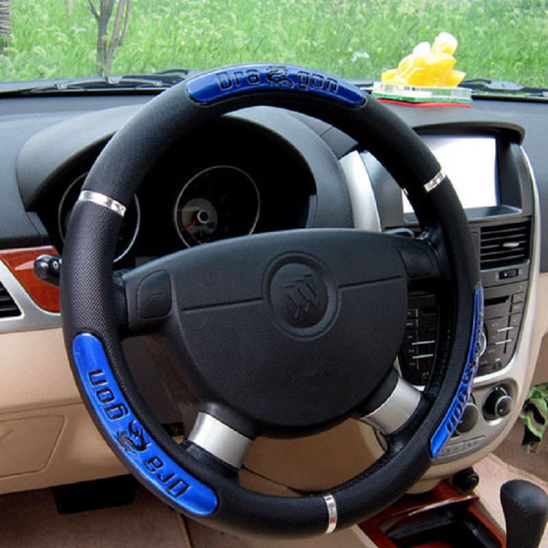Car Steering Wheel Leather Cover