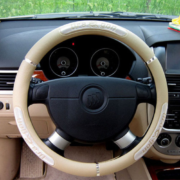Car Steering Wheel Leather Cover