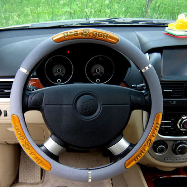 Car Steering Wheel Leather Cover