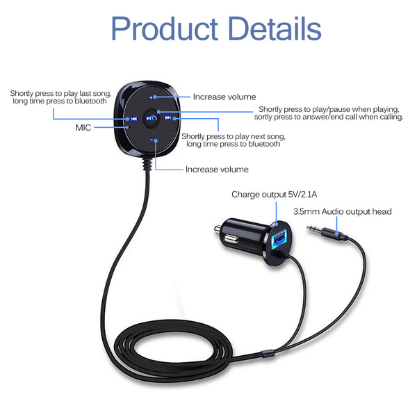 Hands Free Bluetooth Car Kit MP3 Player