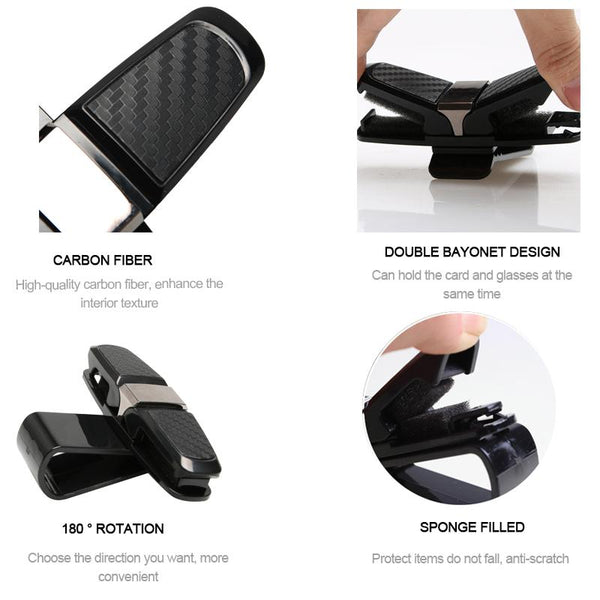 Car Sunglasses Holder Visor Clip