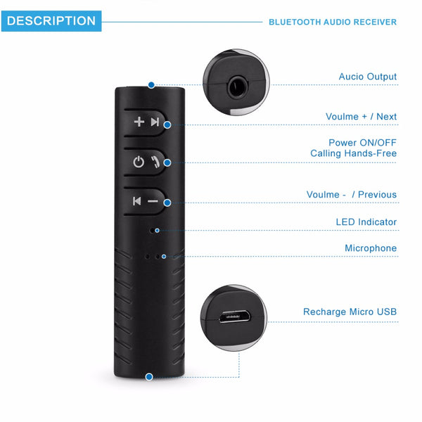Universal Jack Bluetooth Audio Reciever